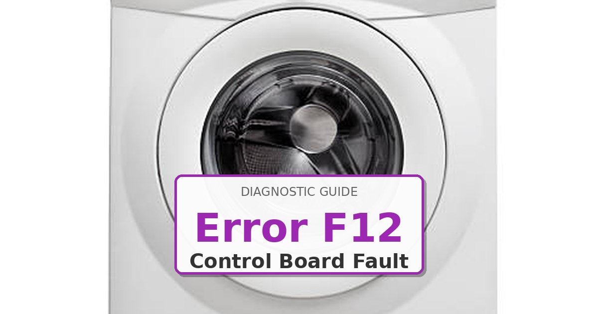 How to Fix Kenmore Dryer Error F12