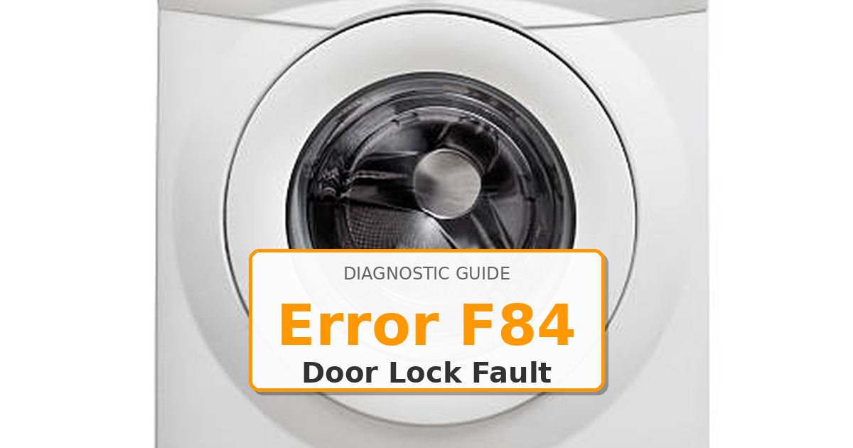 How to Fix Kenmore Dryer Error F84