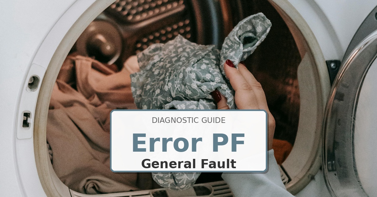 How to Fix Kenmore Dryer Error PF