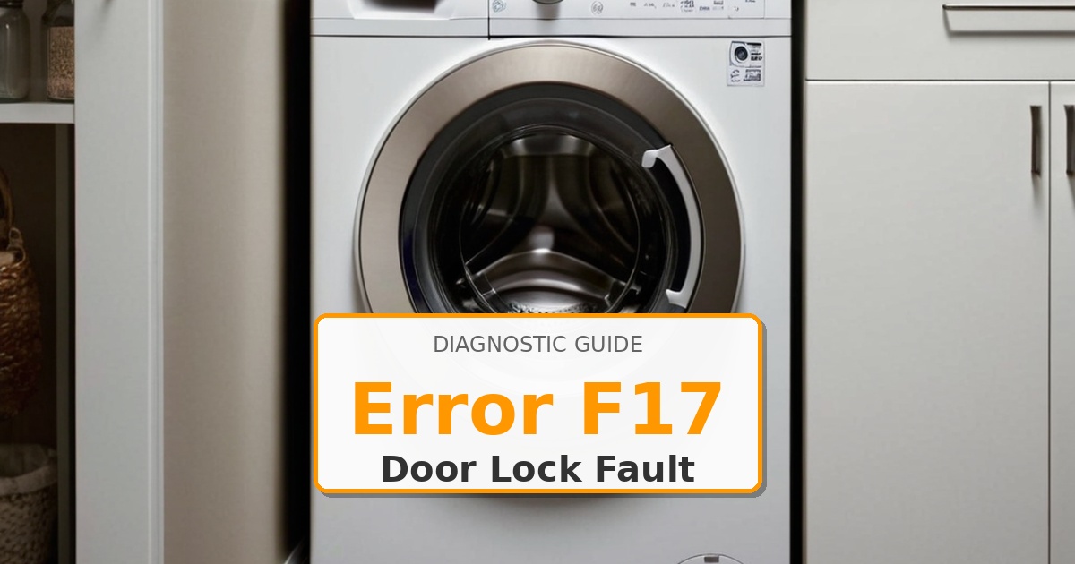 How to Fix Kenmore Washer Error F17