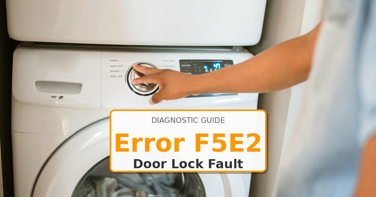 How to Fix Kenmore Washer Error F5E2