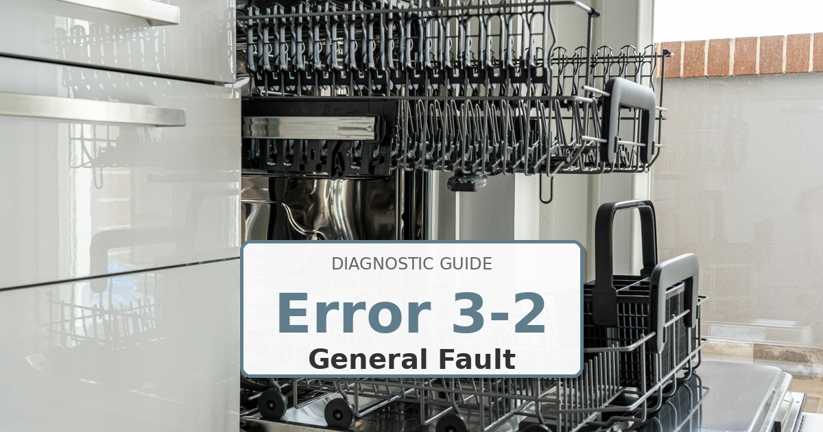 How to Fix Maytag Dishwasher Error 3-2