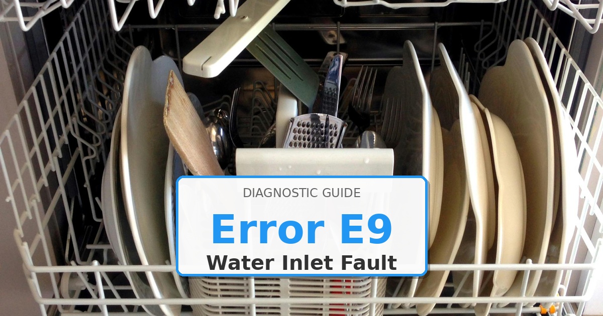 How to Fix Maytag Dishwasher Error E9