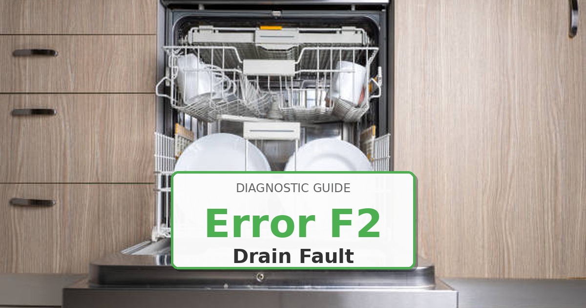 How to Fix Maytag Dishwasher Error F2