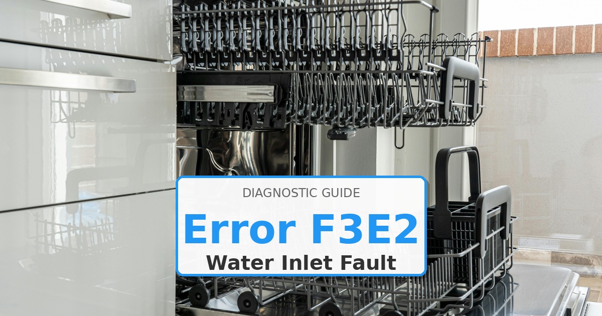 How to Fix Maytag Dishwasher Error F3E2