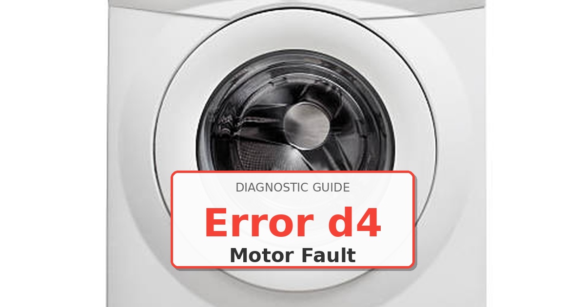 How to Fix Maytag Dryer Error d4