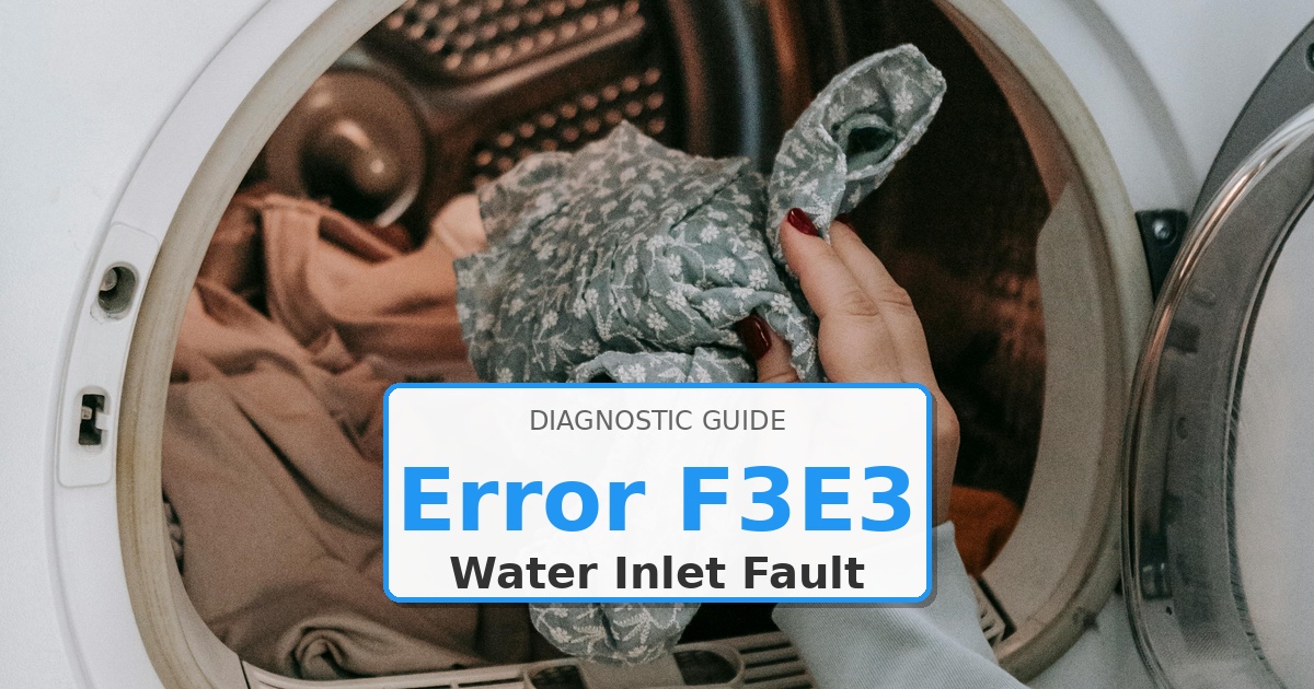 How to Fix Maytag Dryer Error F3E3