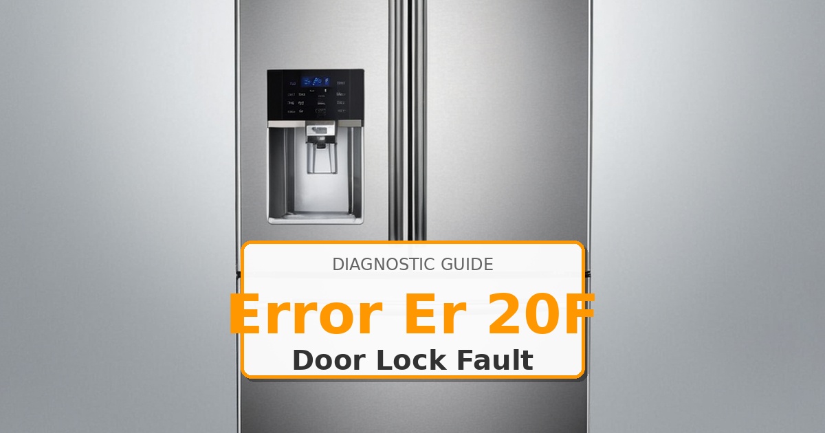 How to Fix Whirlpool Refrigerator Error Er 20F