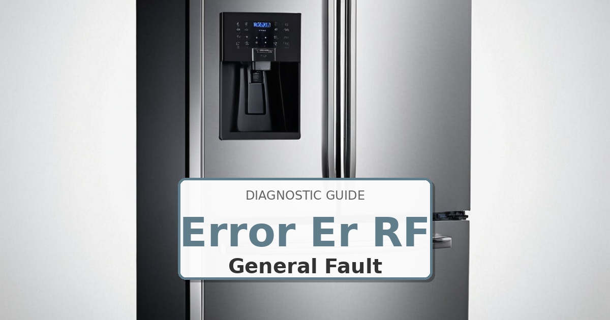 How to Fix Whirlpool Refrigerator Error Er RF