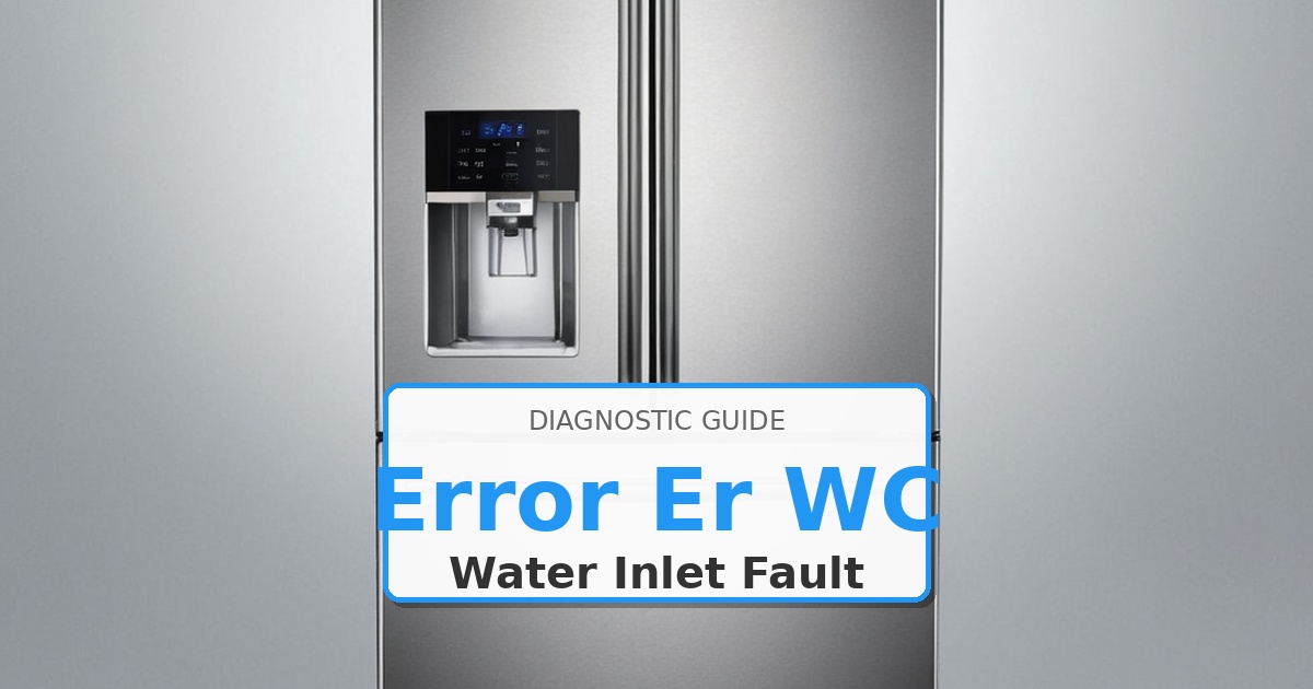How to Fix Whirlpool Refrigerator Error Er WC