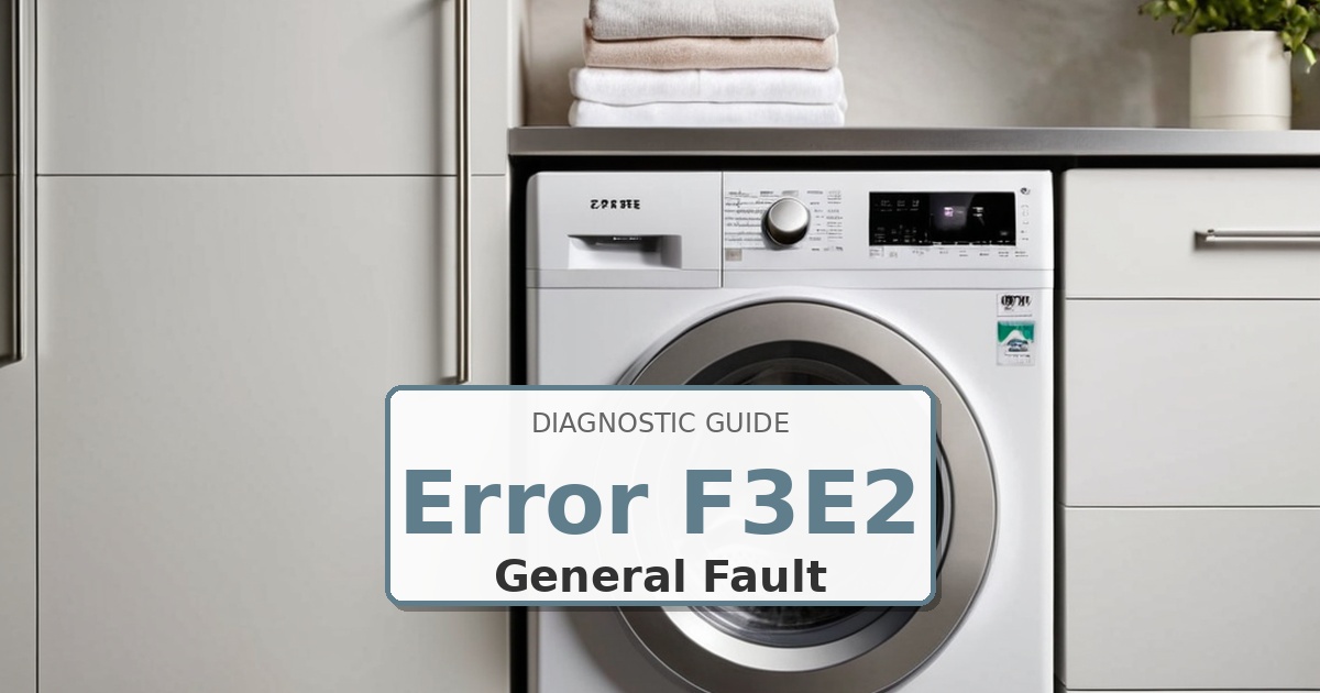 How to Fix Whirlpool Washer Error F3E2