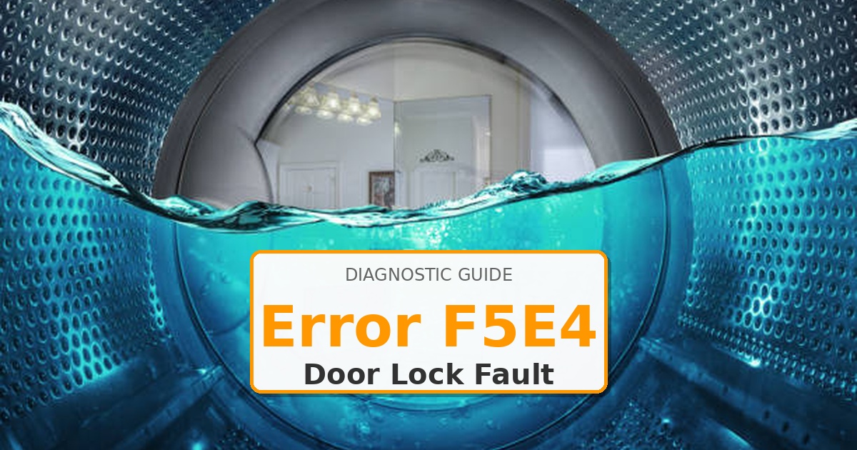 How to Fix Whirlpool Washer Error F5E4