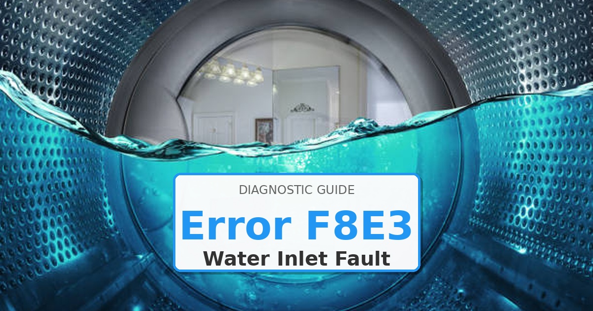How to Fix Whirlpool Washer Error F8E3