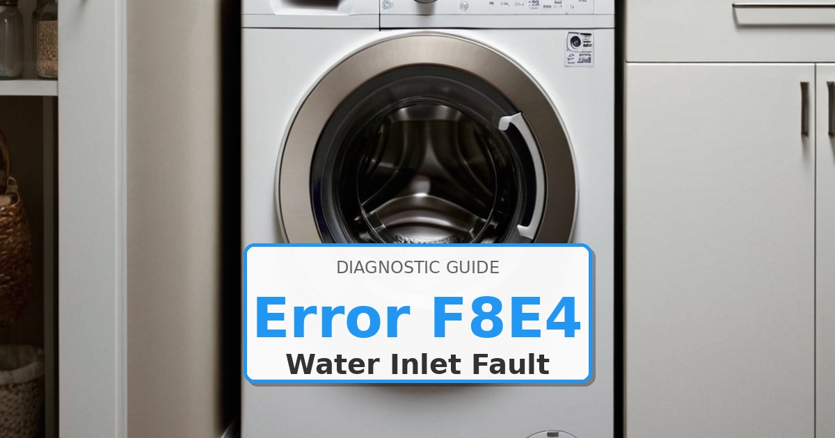 How to Fix Whirlpool Washer Error F8E4