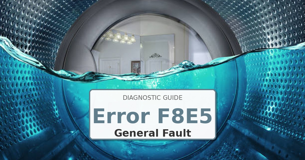How to Fix Whirlpool Washer Error F8E5