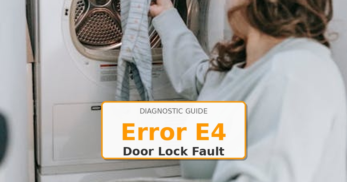 How to Fix LG Dryer Error E4