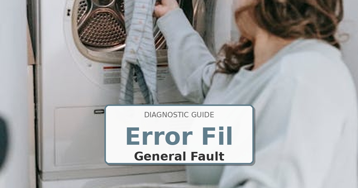 How to Fix LG Dryer Error Fil