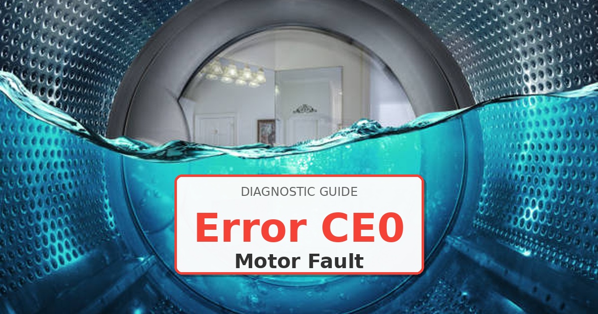How to Fix LG Washer Error CE0