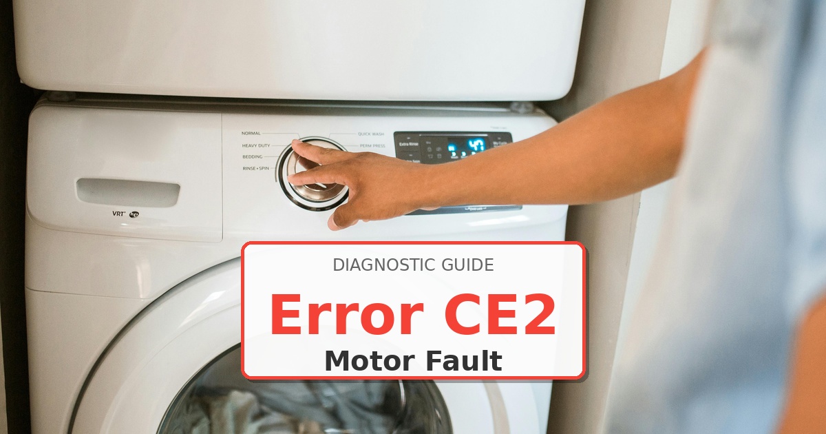 How to Fix LG Washer Error CE2
