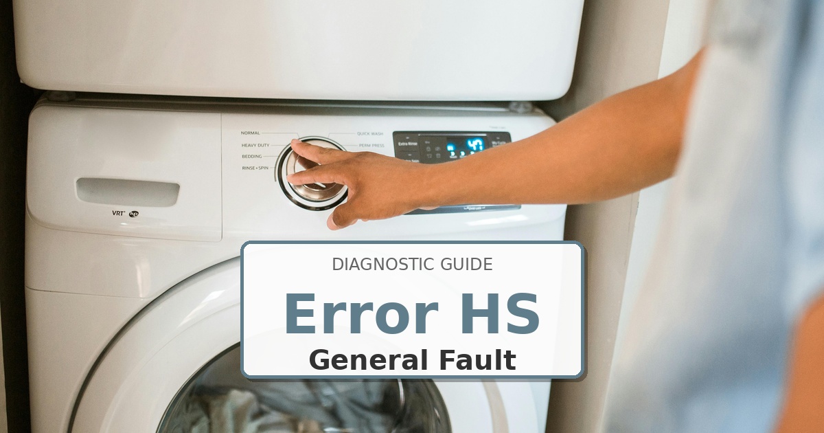 How to Fix LG Washer Error HS