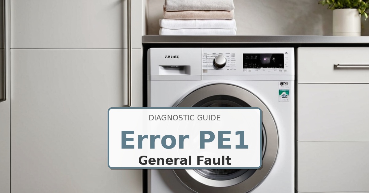 How to Fix LG Washer Error PE1