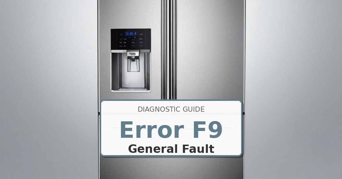 How to Fix Maytag Refrigerator Error F9