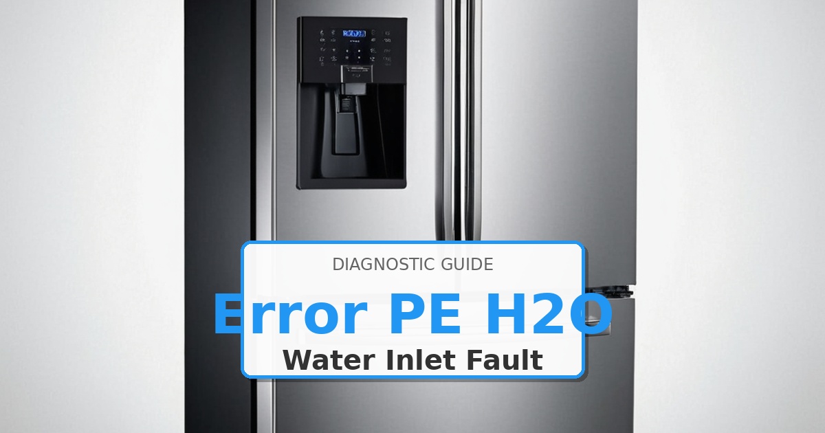 How to Fix Maytag Refrigerator Error PE H2O