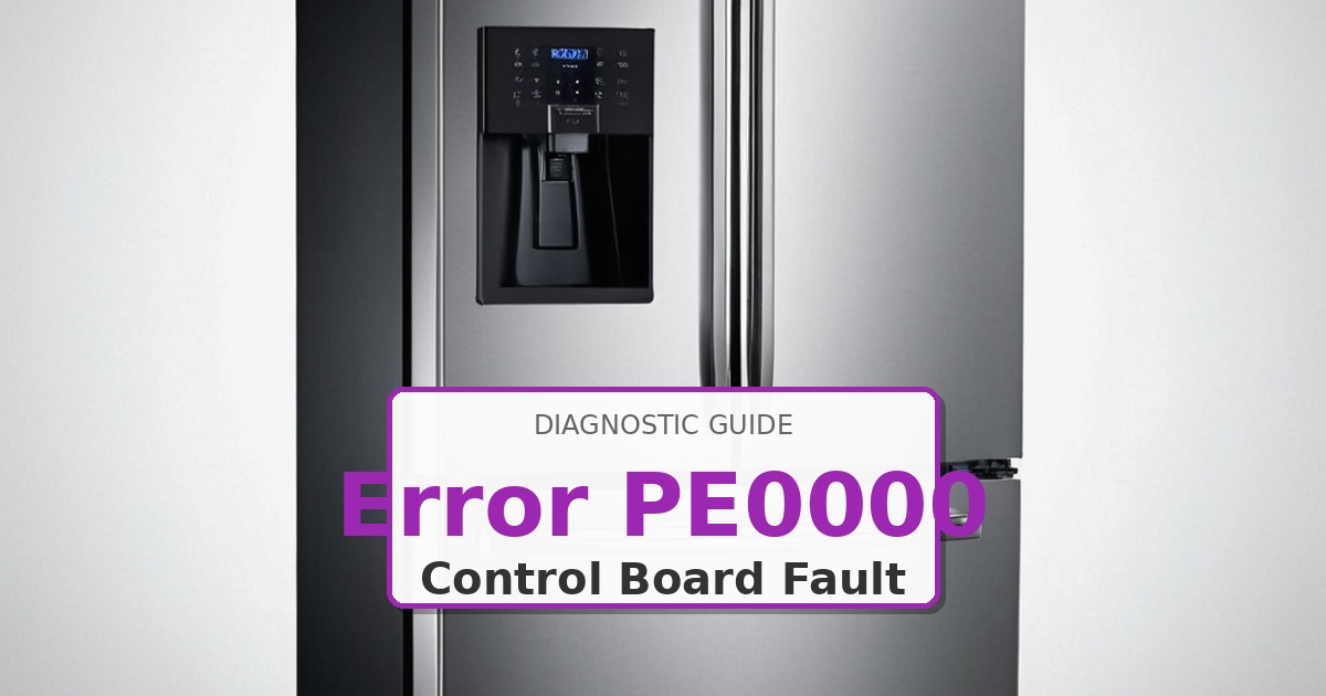How to Fix Maytag Refrigerator Error PE0000