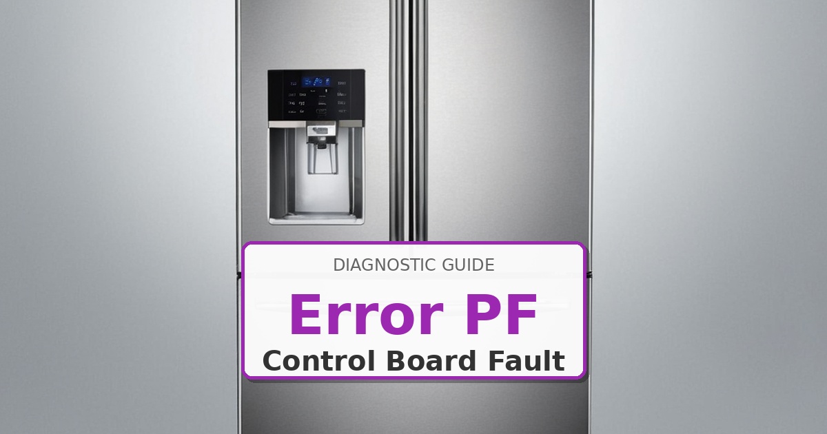 How to Fix Maytag Refrigerator Error PF
