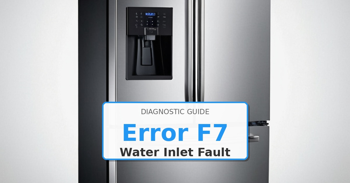How to Fix Kenmore Refrigerator Error F7