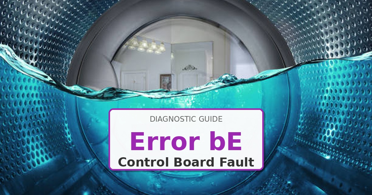 How to Fix Samsung Washer Error bE