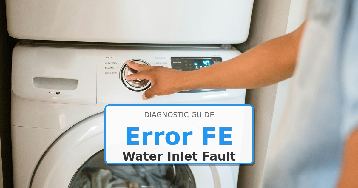 How to Fix Samsung Washer Error FE