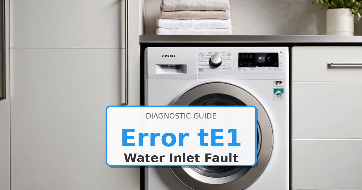 How to Fix Samsung Washer Error tE1