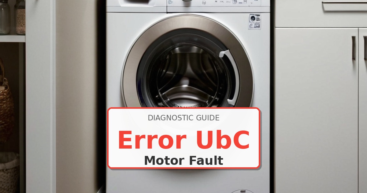 How to Fix Samsung Washer Error UbC