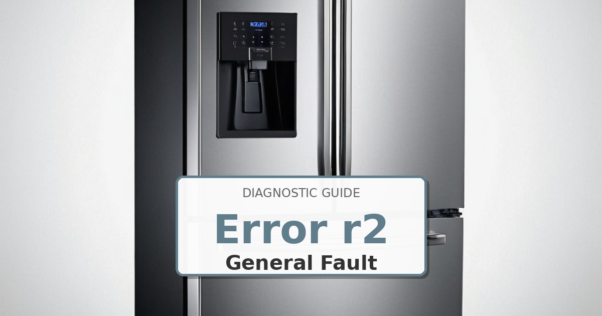 How to Fix LG Refrigerator Error r2
