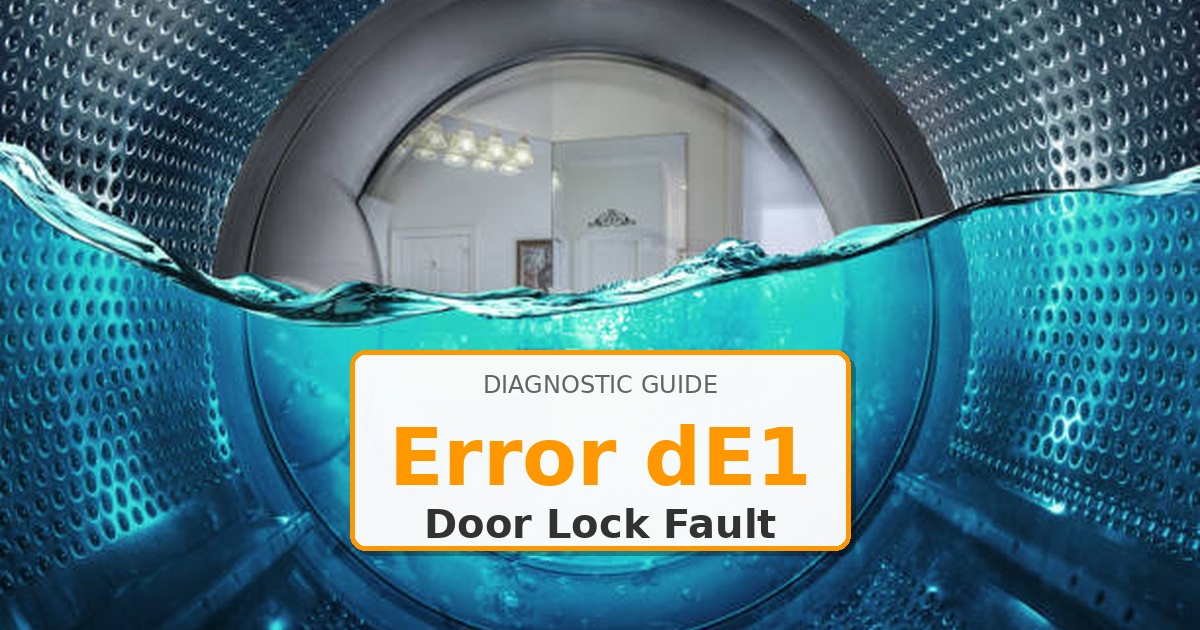 How to Fix LG Washer Error dE1