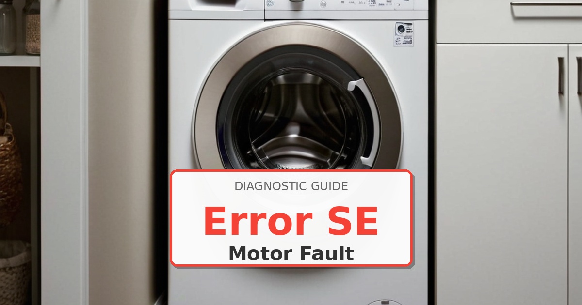 How to Fix LG Washer Error SE