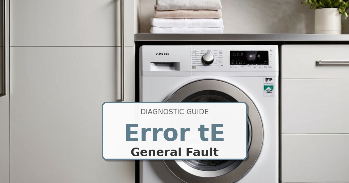 How to Fix LG Washer Error tE