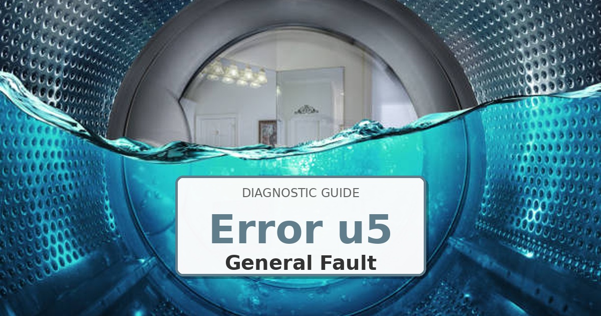 How to Fix LG Washer Error u5