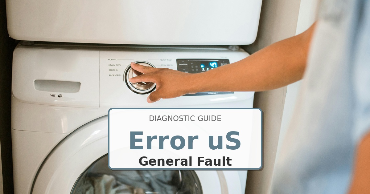 How to Fix LG Washer Error uS