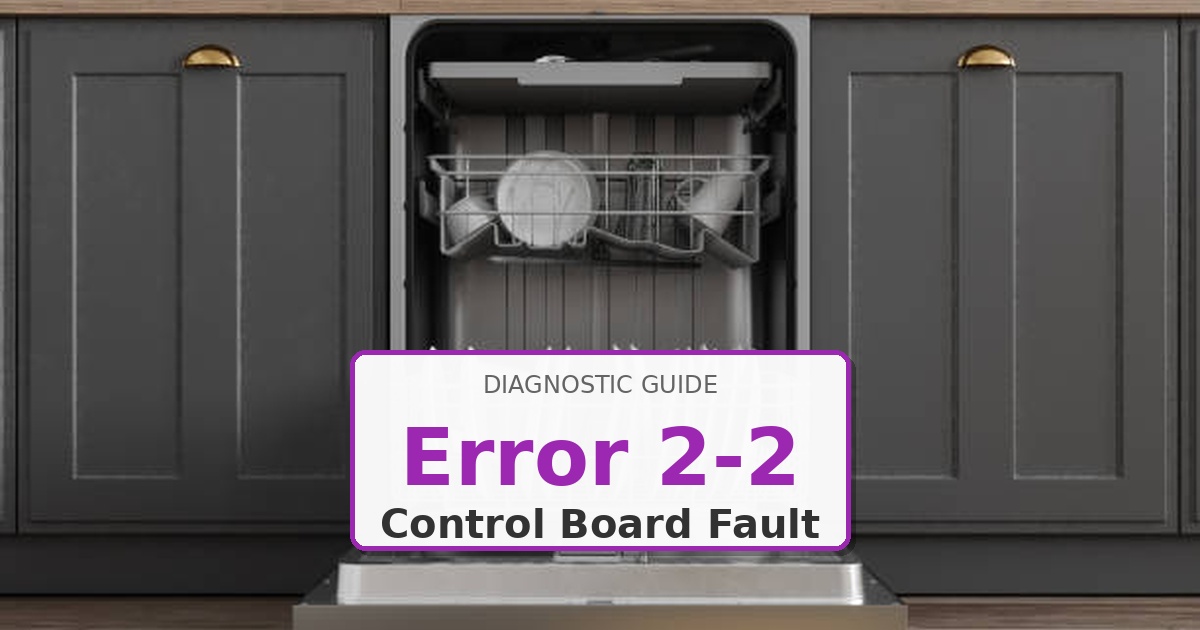 How to Fix Maytag Dishwasher Error 2-2