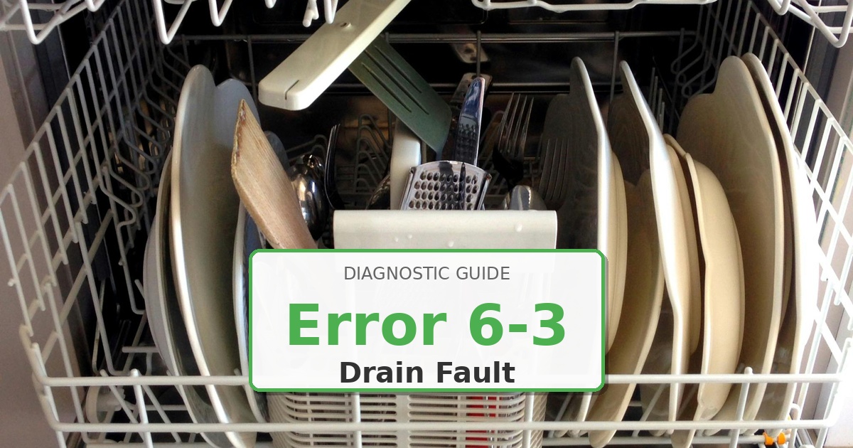 How to Fix Maytag Dishwasher Error 6-3