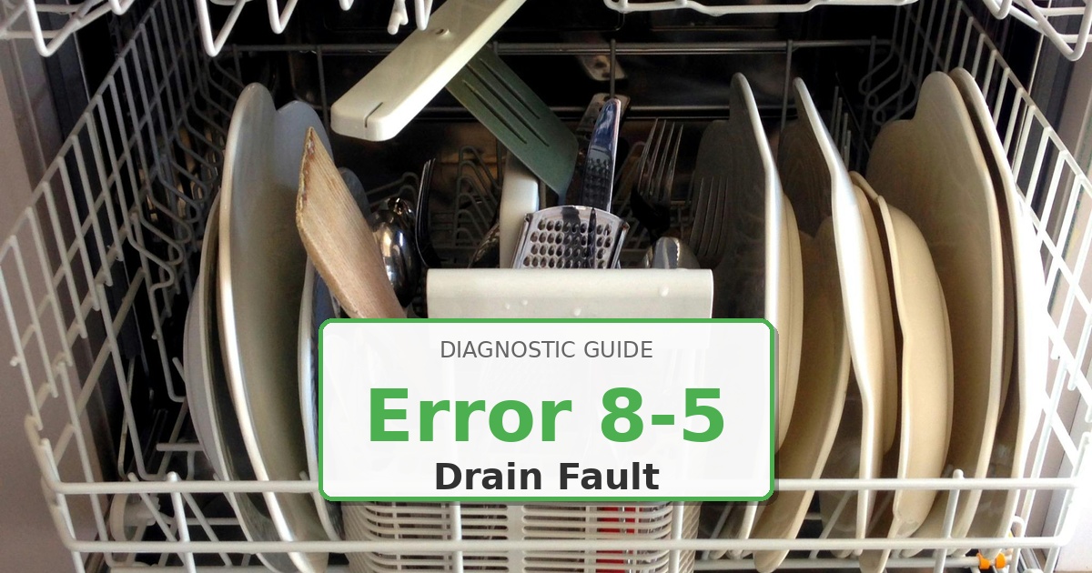 How to Fix Maytag Dishwasher Error 8-5