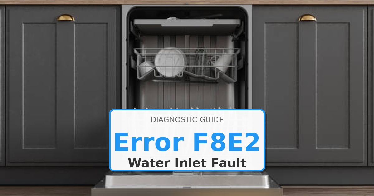 How to Fix Maytag Dishwasher Error F8E2