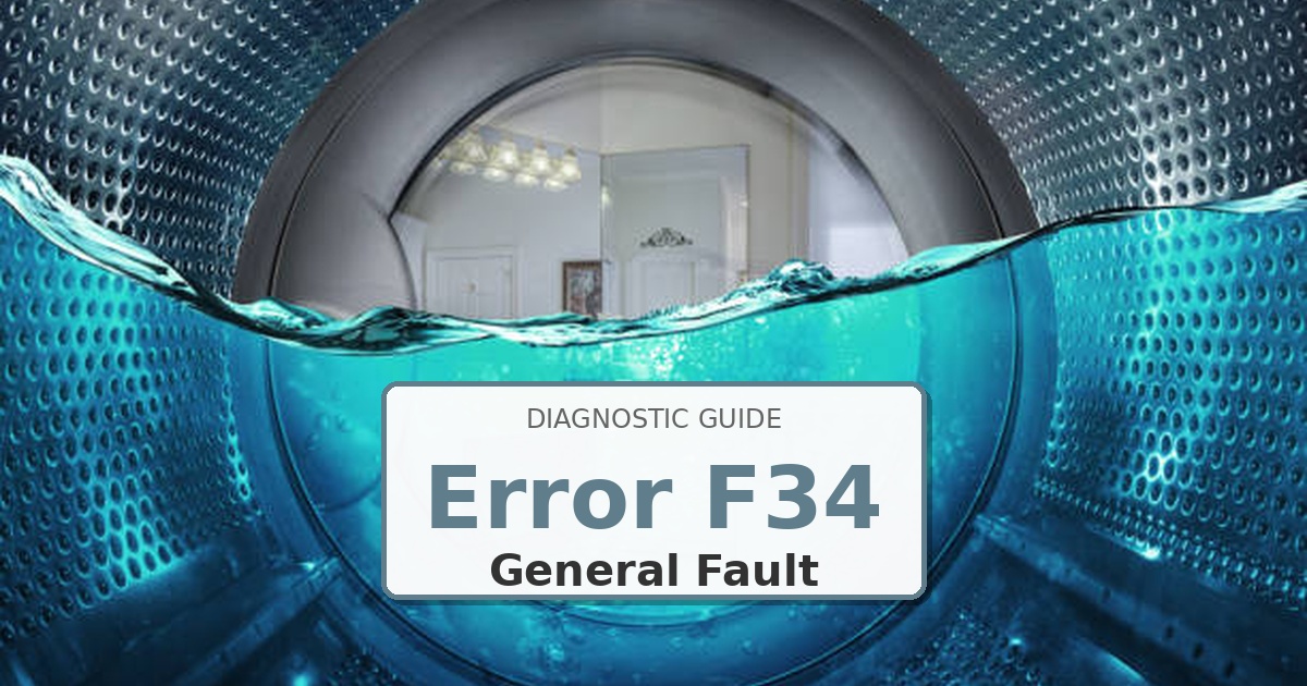 How to Fix Maytag Washer Error F34