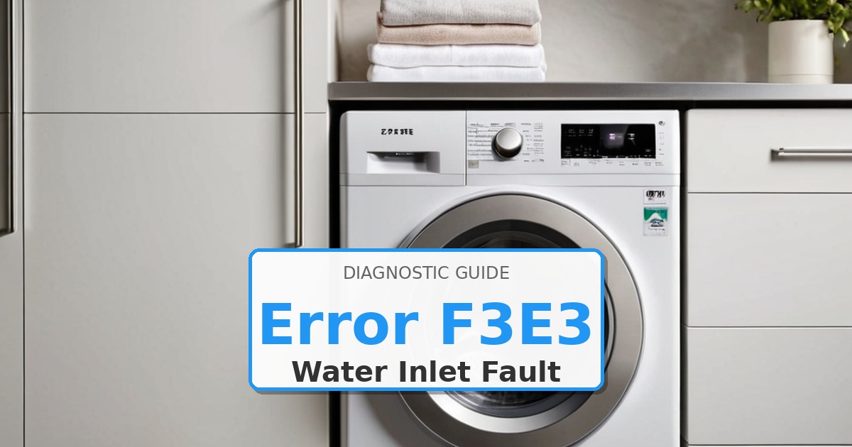 How to Fix Maytag Washer Error F3E3