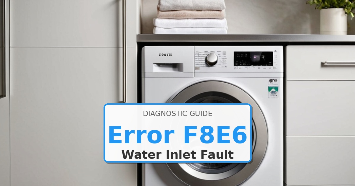 How to Fix Maytag Washer Error F8E6