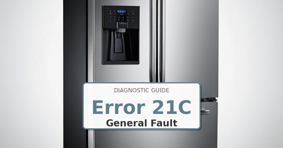 How to Fix Samsung Refrigerator Error 21C
