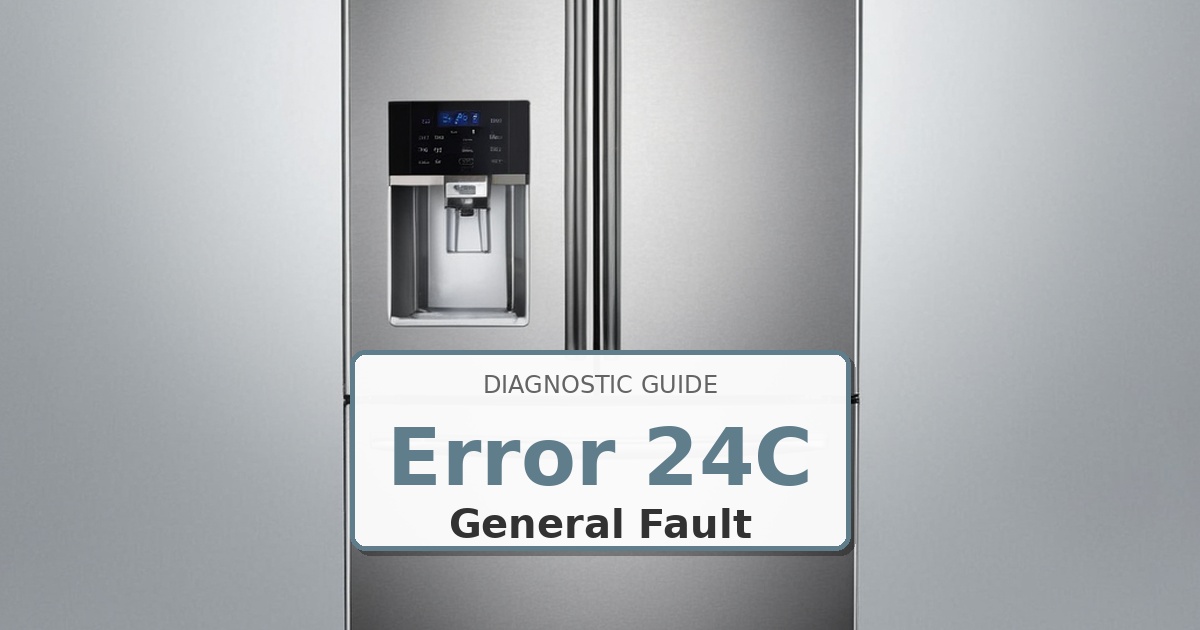 How to Fix Samsung Refrigerator Error 24C