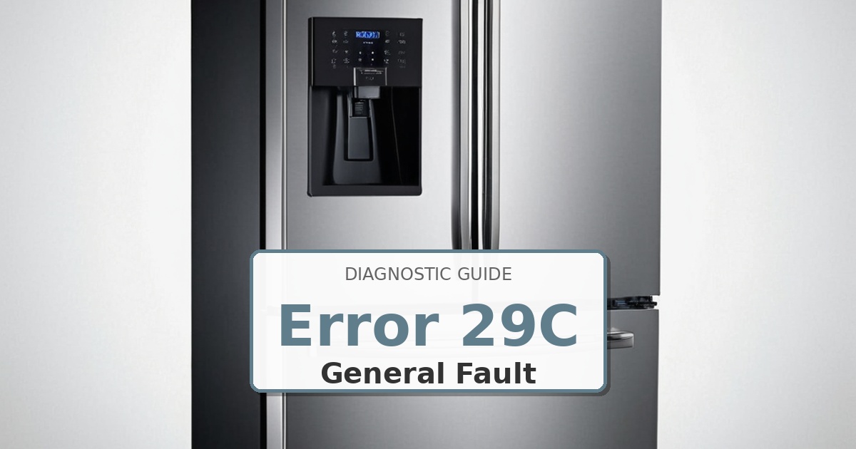 How to Fix Samsung Refrigerator Error 29C